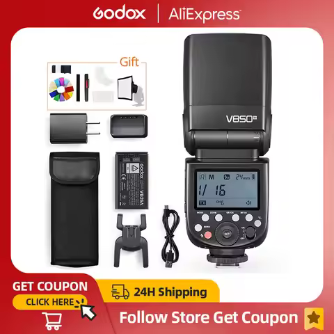 Godox V850III 76W 2.4G GN60 Wireless X System Li-ion Battery Speedlite for Canon Nikon Sony Pentax O