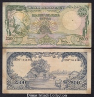 Uang Kuno 2500 Rupiah 1957 Seri Hewan