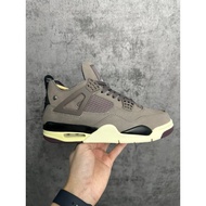AJ4 Retro Basketball Shoes Small White Cement Black Yellow Thunder Male Electric Female Black Cat Wh