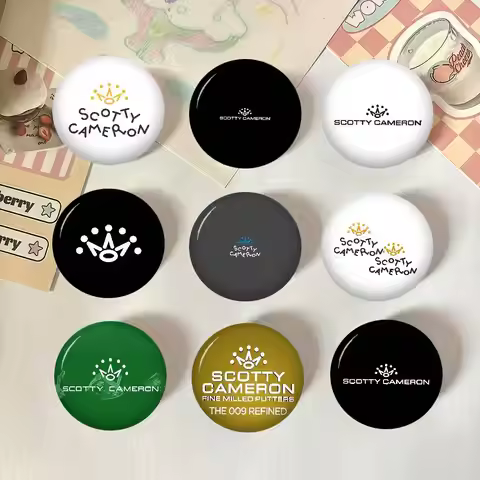 S-Scotty C-Cameron Creative Tinplate Soft Button Pins Animal Icon Brooch Lapel Backpack Badge Access