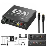 32-192KHz Hifi DAC Amp Digital To Analog Audio Converter RCA 3.5 มม.แจ็คหูฟังเครื่องขยายเสียงToslink Optical Coaxialเอาต์พุตDac