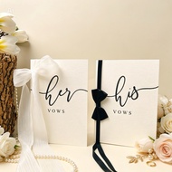 Vows book 12 with his and her vow cards | Wedding Vows | SHI1990