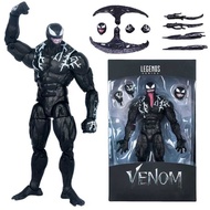 Venom Action Figure Hasbro SHFiguarts Symbiote Head Carving 2.0 SHF Movable Movies Model Doll