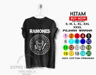 KAOS BAND RAMONES EAGLE KAOS BAJU DISTRO BAND ROCK