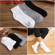 READY STOCK❗ Long Socks Men Women Unisex School Office Stoking Sekolah Kerja Work Panjang Cotton