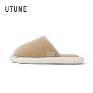 UTUNE Indoor Flat Slippers - Jute Braided, Breathable, Non-Slip Unisex Flats