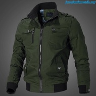 Jacket men Clothing Army Tactical Men's Windbreaker cotton Jacket Outwear New Casacos Zipper Cargo j
