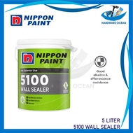 5L Nippon Paint 5100 Wall Sealer For Exterior Use Acrylic Water Based Wall Sealer Outdoor Sealer