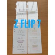 Samsung Z Flip 7 transparent, scratch-resistant PPF flexible screen protector