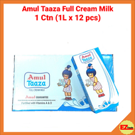 Amul Taaza UHT Full Cream Milk 12 X 1LTR - CARTON