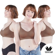 Wacoal ชุดชั้นเนียน บราไร้โครง Smart Size เสริมฟองน้ำ เซท 3 ชิ้น รุ่น WB3Y28/WB3328