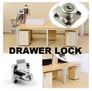 FOLDABLE KEY DRAWER LOCK/ SQUARE LOCK/ CABINET/ OFFICE/ TABLE/ CAM LOCK