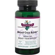 Vitanica - Breast Cycle Blend - Breast Cycle Support - 60 Vegetarian Capsules 1XKH