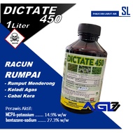 DICTATE 450 1L / Racun Rumpai / Keladi Agas / Rumput Telinga Tikus