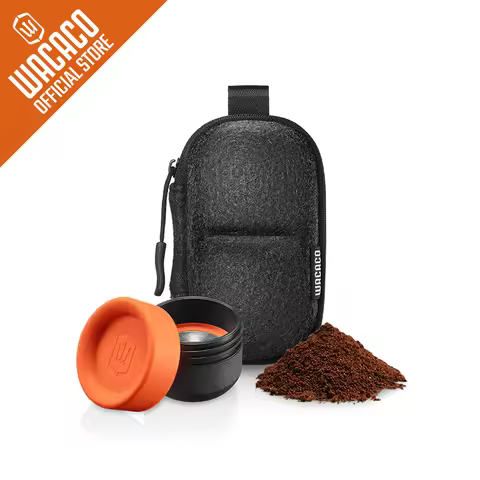 Wacaco Minipresso GR2 Baskets Set, Includes Two Ground Coffee Filter Baskets and Protective Case