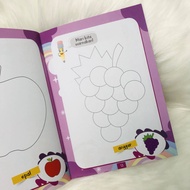 MH Buku Melukis & Mewarna Tema Buah-buahan & Haiwan | Coloring Book | Buku kanak-kanak