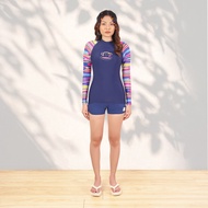 Paul Frank เสื้อว่ายน้ำแขนยาว ผู้หญิง WOMENS SWEET JULIUS COLOR SPLASH  RASHGUARD