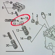 [ hlliew8 ] Honda H22A DOHC VTEC Engine Valve Cotter Key