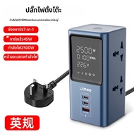 LDNIO | ปลั๊กไฟแสดงผลดิจิตอลชาร์จเร็วแนวตั้งไนไตรด์แกลเลียม