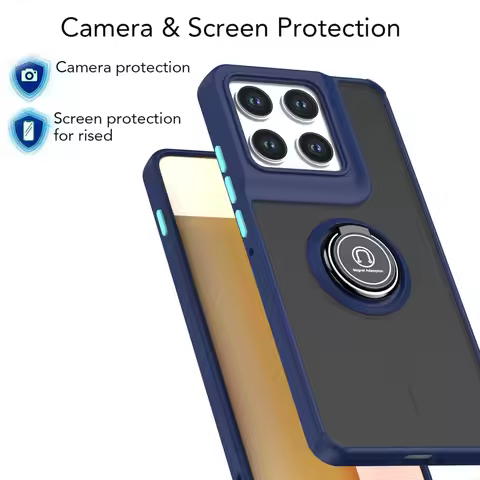 Soft Case for Motorola G85 Magnetic Car Finger Ring Holder Case Cover Moto G55 Phone Coques Moto G35