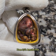 Colorful Leklai Pendant 彩色力泥吊坠 Leklai Amulet 马来西亚力泥 100% Natural Leklai