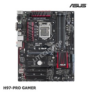ASUS Mainboard ASUS H97-PRO GAMER | Socket 1150 | DDR3 | ATX ATX | Supports i3 i5 i7 Gen 4. 12 month