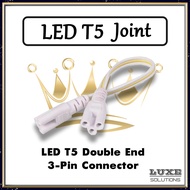 LED T5 Joint Double-Ended 3 Pin Connector
