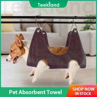 Teekland Pet Dog Grooming Clothing Trimming Nails Dog Hammock Pet Absorbent Towels Grooming Supplies