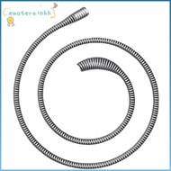 EMOTEMY Drain Snake, Steel Drill Powered Plumbing Snake,  Spiral Head Flexible Spring Bendable Sprin