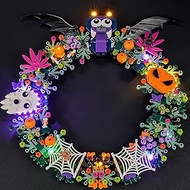 YEABRICKS LED Light for Lego-40825 Halloween Wreath Building Blocks Model (Building Set NOT Included