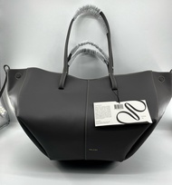 Polene bag 2025 New กระเป๋าช้อปปิ้ง Cyme กระเป๋าปีกหนังวัวความจุขนาดใหญ่กระเป๋าสะพายไหล่กระเป๋าถือ