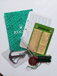 勞力士 Rolex 翻譯書，紅吊牌 及 日曆卡