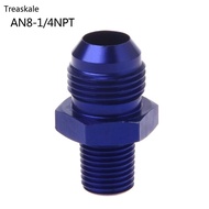 TREA Durable AN6 AN8 NPT Straight Fitting Transmission Oil Cooler Adapter