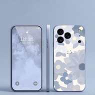 Light Blue Flower Phone Case Suitable for OPPO Reno 16Pro 15Pro 15 14Pro 14 13Pro 13 11Pro 10Pro+8T 