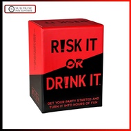 RISK IT OR DRINK IT Fun Drinking Game for Parties: 150 Hilarious Dares & Risky Questions Card Game P