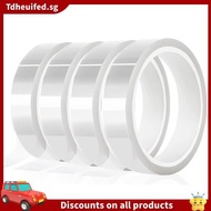 [In Stock]4 Rolls 20mm X33M(108Ft) Clear Heat Tape for Htv Electrical Tape Transparent High Temperat