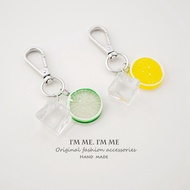 GANTUNGAN Fresh Fruit Keychain Lemon Fresh/Keychain Fruits Metal