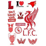 Set Of 12 Stickers Liverpool Stickers, laptop Stickers, Car Stickers, pvc Stickers