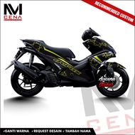 Sticker Decal Aerox 155 Decal Sticker Aerox 155 Striping Aerox Full Body Decal Aerox manc