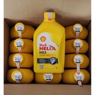 Oli Shell Helix HX5 1 liter.. Shell Helix 1 dus 12 botol