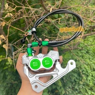 ชุดโครตเทพ🔥🔥ปั้ม8.1CNC🇹🇭พร้อมขาจับ และสายถัก SCแท้  (แถมน็อตจับปั้ม2ตัว)มีขายยกชุดและปั้มแยก #ปั้ม81