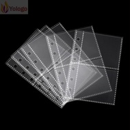 YOLOGO Multiple Pockets Sleeve, Transparent PP Acid Free Photocard Binder Sheets, A7 Photocard Holde
