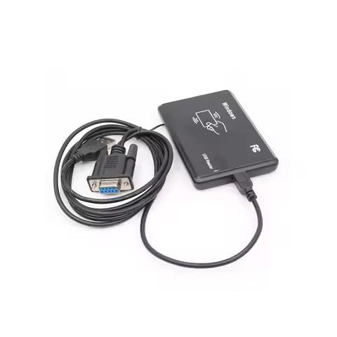 RS232 RFID 13.56Mhz IC Reader ISO14443A S50 S70 Card Reader Serial Port