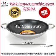 Friendly Price Frying pan 36cm impact marble Non-Stick Induction Frying pan wok pan SUPRA