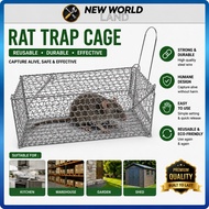 Rat Mouse Trap Cage 4INCH (10CM) - Easy to Use, Reusable, Non-Toxic, 25x18x10cm Rat Mouse Trap Cage,