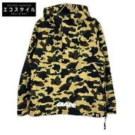 A Bathing Ape 迷彩連帽派克大衣，L 碼 [二手]