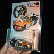 HITAM Custom Card Enkei Nissan Skyline Gtr Bnr34 R34 Bronze Black Rubber Tires Rivet Nismo Hw Hot Wh
