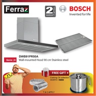 Bosch DWB91PR50A Series 8 Wall Mounted Hood 90cm Stainless steel / Bosch DWB91PR50A Hood / Bosch DWB