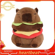 [Hot-Sale] 1 PCS Realistic Capybara Burger Plush, Cute Capybara Stuffed Animal Pillow Plushie Toy, S
