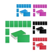 150Pcs Metal Business Card Blanks1/64In Thick 3.4 X 2In Aluminum Laser Engraving Material for DIY Bu